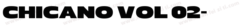 Chicano Vol 02字体转换